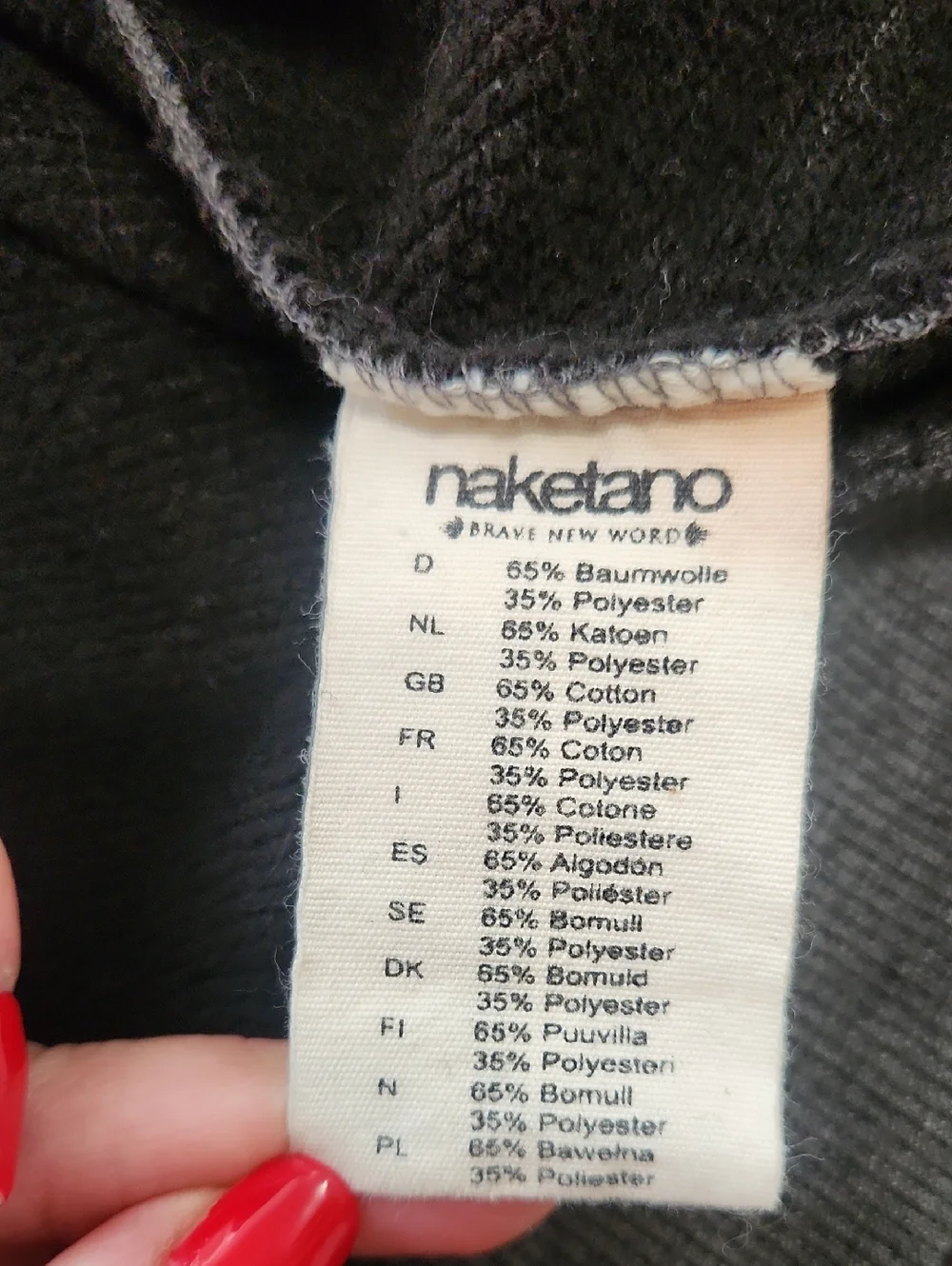 Naketano Hoodie Double Hood Funnel Neck S - Picture 14 of 16